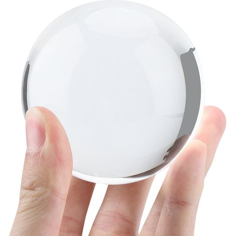 80-mm-Kristallglaskugel – Feng-Shui-Dekoration für Zuhause oder Büro – Geschenk (1/5)
