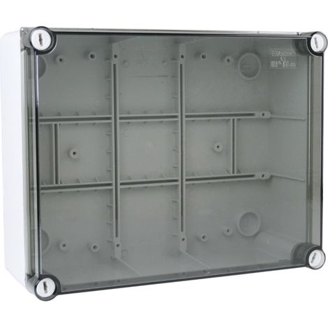 SCATOLA DA MONTAGGIO SUPERFICIALE 240X190X90 MM IP66 CONTENITORE ELETTRICO ERMETICO (1/2)