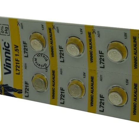 Pack de 10 piles Vinnic compatibles avec format VINNIC SR720