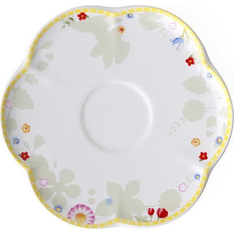 Villeroy & Boch Tee-/Kaffeetasse/Untertasse „Frühlingserwachen“