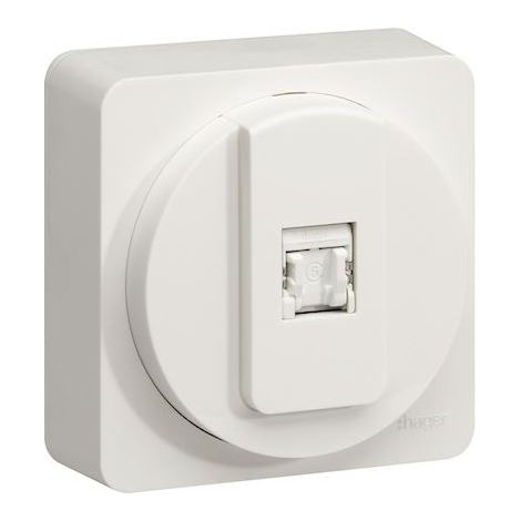 ateha prise RJ45 catégorie 6 STP pour Grade 3 complet - HAGER WJC226B (1/2)