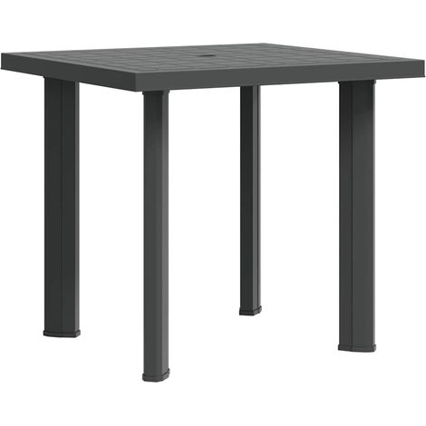 Maison Exclusive - Tavolo da Giardino Antracite 80x75x72 cm in Plastica (1/5)