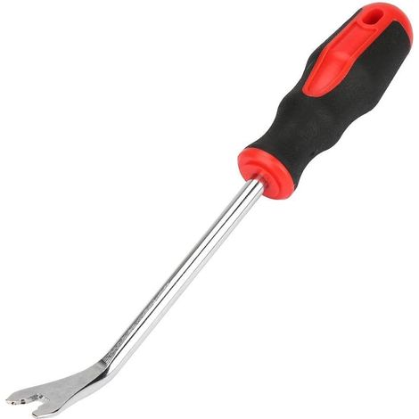 Pied de Biche en Acier, Arrache Agrafeuse Tapissier Arrache-clous Outil de Rivet Démolition pour Démontage de Tournevis de Garniture de Boucle de Réparation de Porte de Voiture (1/5)