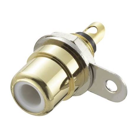 Cinch/RCA embase femelle, verticale TRU COMPONENTS 719258 Nombre de pôles: 2 blanc 1 pc(s) S475121 (1/2)