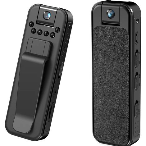 Mini-HD-Kamera (1080p), Mini-Kamera mit 180°-Drehobjektiv, tragbare Überwachungskamera, kleine Sicherheitskamera mit Bewegungserkennung (1/5)