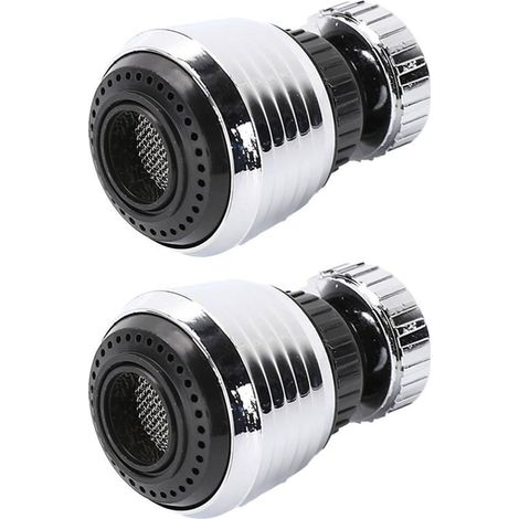 Aérateur de Robinet, Aérateur de Robinet Pivotant 360,Economie Robinet Buse Filtre,Embout de Robinet de Cuisine, Filtre Anti Calcaire Robinet Avec 2 Modes Réglable Mousseur (1/5)
