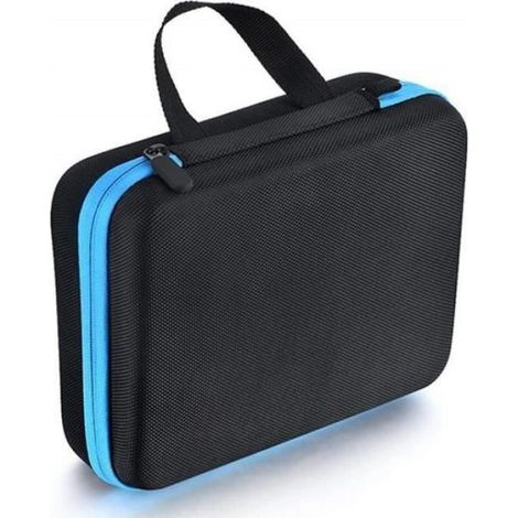 Boîte de Rangement pour Huiles Essentielles - 30 Flacons - Imperméable - Avec Poignée - Bleu (1/4)