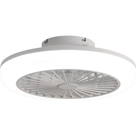 Ventilatore da soffitto senza pale 46 cm ABS bianco con luce 3CCT e telecomando - CHICFURN (1/5)