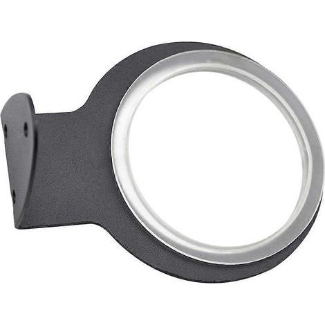 Perforierter, wandmontierter Haartrocknerhalter aus Edelstahl (1 Stück, Farbe zufällig) – 12,50 x 5,00 x 3,90 cm – Silber (1/4)