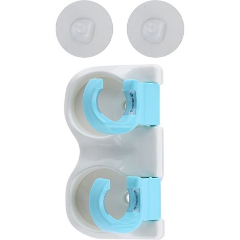Crochet Adhésif Multifonction - Support Mural Sans Trace Pour Salle De Bain Et Cuisine - Fixation Forte Sur Surface Lisse - Lot De 1 Pièce Bleu (1/5)