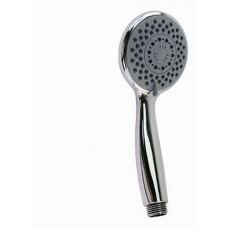 Trade Shop - Ducha De La Mano 8,5 X 20cm Doccino Ducha Cabeza Moderno Baño Redondo Multi-optin 79973 - (1/2)