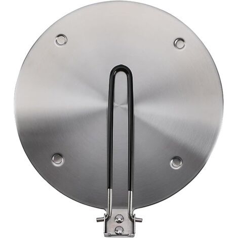 CCYKXA Adaptateur à Induction, Induction Hob Heat Diffuser pour Cafetières et Ustensiles de Cuisine avec Poignée Amovible, Adaptateur Plaque Diffuseur de Chaleur pour Plaque Induction, 20cm (1/5)