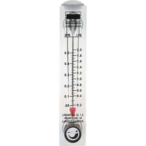 Durchflussmesser, kompakter Flüssigkeitsdurchflussmesser mit intuitiver Leuchte zur Messung des Durchflusses von Medien (1/5)