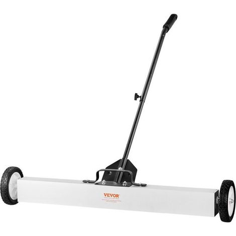 Balayeuse magnétique à roues - 91 cm - Capacité 24,9 kg - Manche télescopique (1/5)