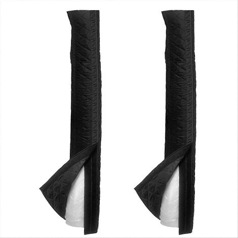 Gaine isolante pour tuyau de climatiseur portable améliorée avec plaque en tissu respirant et tube de sortie pour un refroidissement efficace (1/5)
