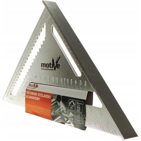 MOTIVE Aluminium-Zimmereiwinkel 300 mm 110 120