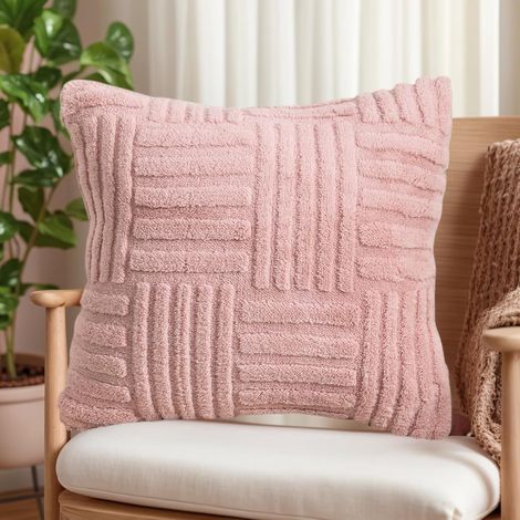 Strukturierte Strick-Kissenhülle, bequemes Kissen für Sofa und Stuhl, weiches Wohnaccessoire