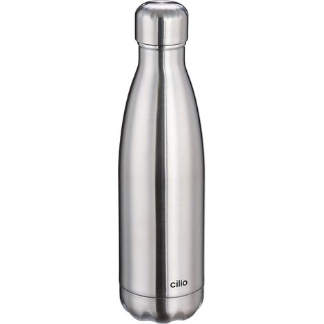 Borraccia termica Cilio in acciaio satinato da 500 ml (1/2)