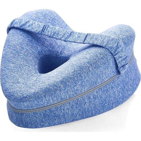 Coussin orthopédique pour les genoux - Coussin ergonomique pour les jambes avec sangle élastique - Coussin pour les genoux en position latérale - Soulage les douleurs dorsales, les douleurs aux hanche (1/5)