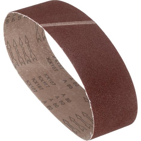 Bande Abrasive 100mm x 915mm 80 Grain Alumine (1/5)