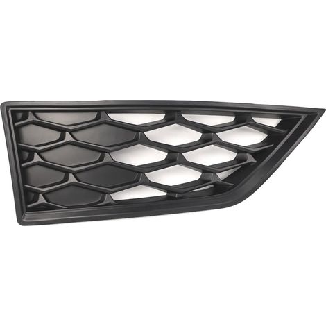 Grille de phare antibrouillard, design en maille en nid d'abeille, montage direct pour Seat Leon MK3, droite (1/2)