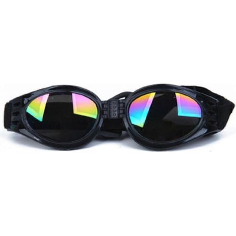 Haustier-Sonnenbrille mit Kinnband, UV-Schutzbrille für Hunde mit verstellbarem Kinnband (1/4)