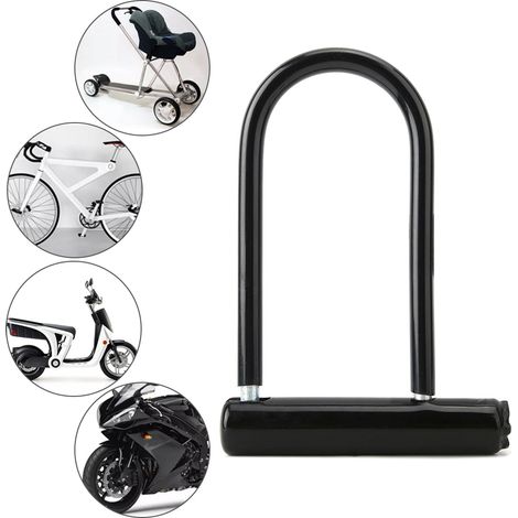 Cadenas antivol renforcé en zinc pour vélo, moto et scooter (1/4)
