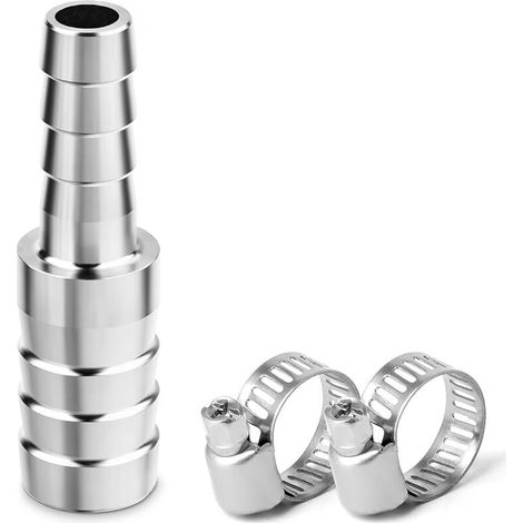 adaptador de acero inoxidable 304 de 50 mm a 25 mm para manguera reductora, racor de unión para manguera reductora, racor de intercooler para refrigerante, para agua, aire