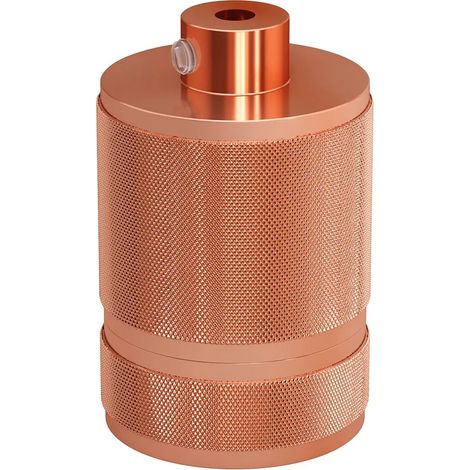 Portalámparas Creative Cables e26 acabado alta calidad dorado 10 cm