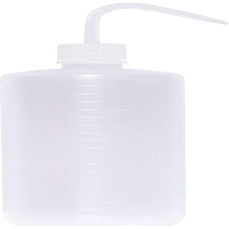 Bouteille Pression 1000 ml - Bec Verseur Flexible - Pour Arrosage Précis Plantes Succulentes Laboratoire - 1 Pièce (1/5)
