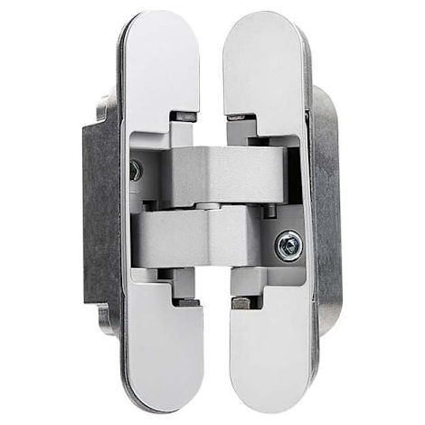 Charnières invisibles pour portes lourdes – lot de 2 (capacité de charge de 40 kg, angle d'ouverture de 180°) (1/4)