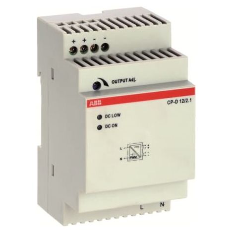 Alimentation à découpage modulaire12VDC/2.1A 1SVR427043R1200 ABB 144001
