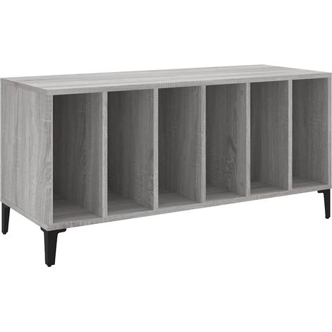 Maison Exclusive - Mobile Porta DiscGrigio Sonoma 100x38x48cm Legno Multistrato