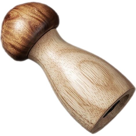 Moulin à Poivre Manuel Solide et Stable en Bois Forme Champignon (1/5)