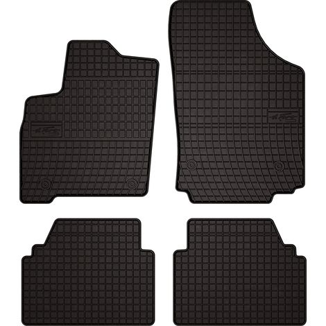 Gummifußmatten für: Opel Meriva A Minivan (2002–2010) – schwarz, passgenau (1/5)