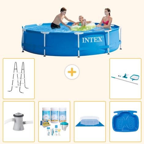 Intex Piscine Tubulaire Ronde - 305x76 cm - 7-pièces S21021 (1/5)