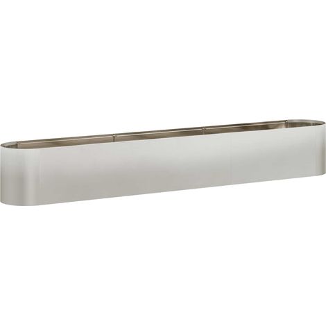vidaXL Jardin surélevé Acier inoxydable 280 x 40 x 40 cm