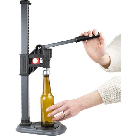 Capsulatrice "Colt Strong" tappatrice a cremagliera colonna per tappi corona da 26 e 29 mm (1/5)