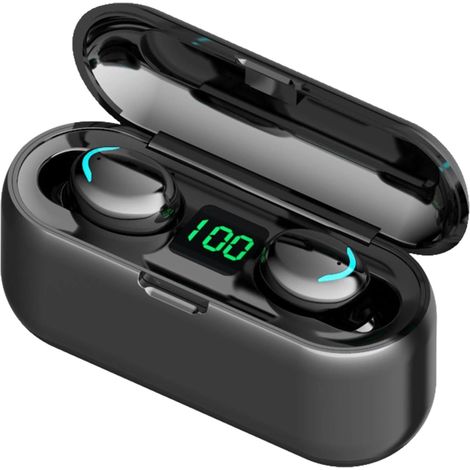 Talkie-walkie numérique double oreille pour le commerce électronique en mode privé avec fonction d'alimentation mobile et écouteurs Bluetooth 5.0 (1/5)