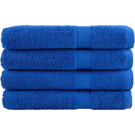Premium Saunatücher SOLUND 4 Stk. Blau 80x200 cm 600 g/m² (1/5)
