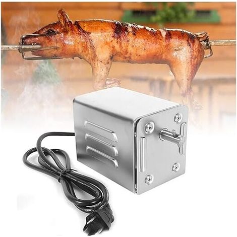 Rotating grill motor, electric motor, stainless steel grill set, rated load 50-70 kgF (220 V) MUMU (1/4)
