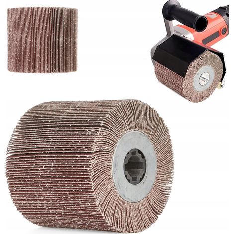 Brosse à poncer geko p120 lamellaire 120x100 mm (1/3)