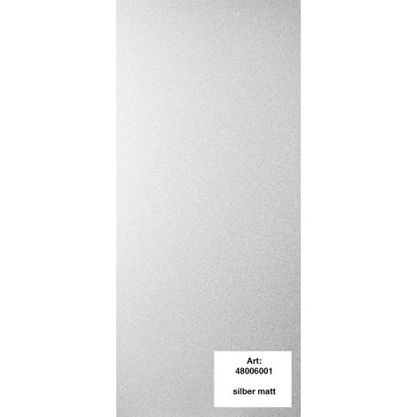 alfer Design-Platte 1000 x 600 mm PVC (Kunststoff) glatt silber Wanddekoobjekt