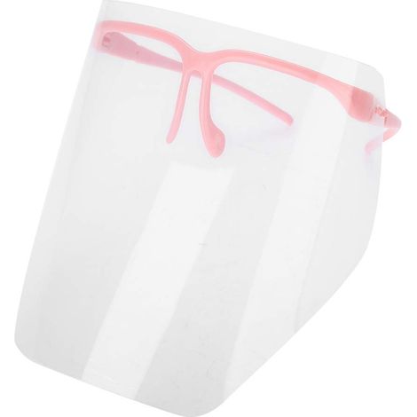 Reusable Dental Protection Face Shield with Anti-Fog Visor Fits Most Head Sizes, 10 Pieces Visor Included for Home (1/5)