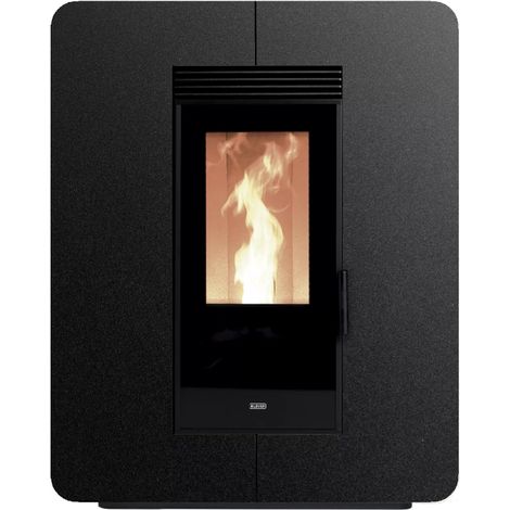 BRICOSOL ESTUFA DE PELLET KLOVER MODELO ASTRA MULTI-AIR STEEL color Negro (1/5)