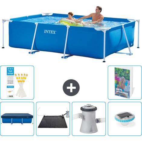 Rechteckiger Frame Pool - 260x160x65 cm - 7-teilig S154