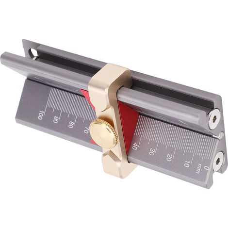 Outil de mesure de profondeur de perçage avec bague de limitation de hauteur pour l'installation d'un outil de menuiserie (1/5)