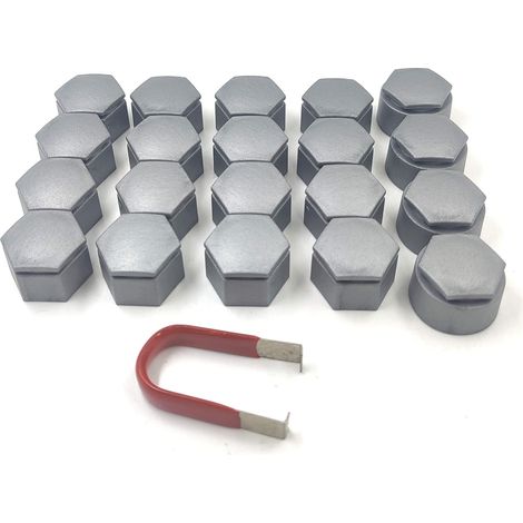 Venta: Juego de 20 tapas para tuercas de rueda para Opel Insignia A 2010-2017, 17 mm, color gris aleación. (1/5)