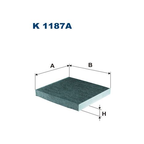 Filtro abitacolo K1187A