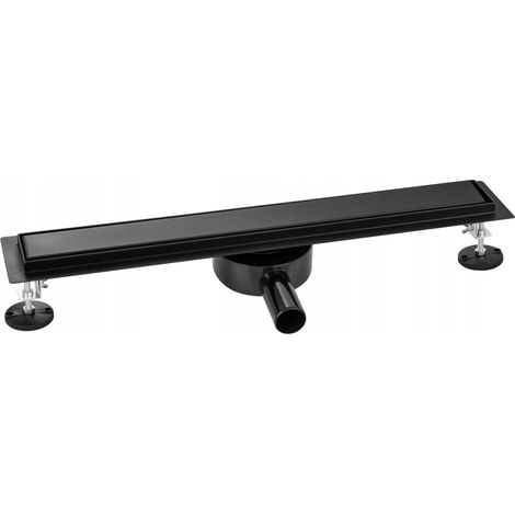 Drain lineaire 100 cm siphon rotatif 360 noir 84802625 (1/5)